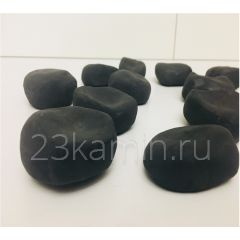 Матовые черные необработанные камни